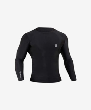 Shoulder Strip Round Neck Full Sleeves Slim Fit T-Shirt